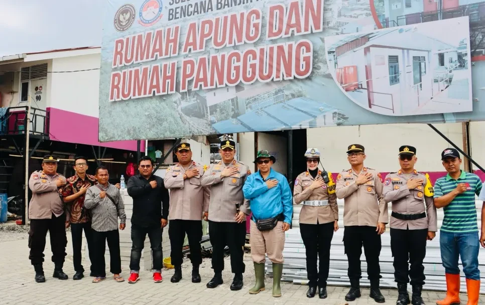 kapolres pelabuhan Tanjung Priok dan jajaran